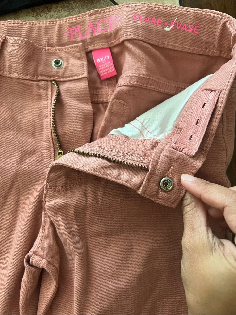 The Children's Place Dusty Pink Girls' Jeans - Straight Leg